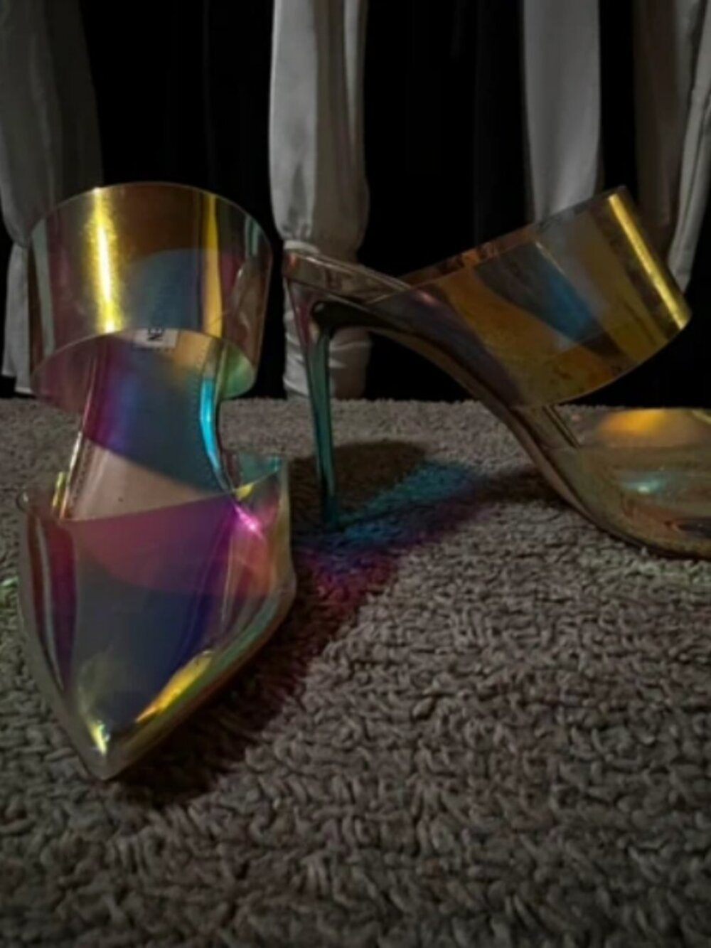 Steve Madden Iridescent Stiletto Heels